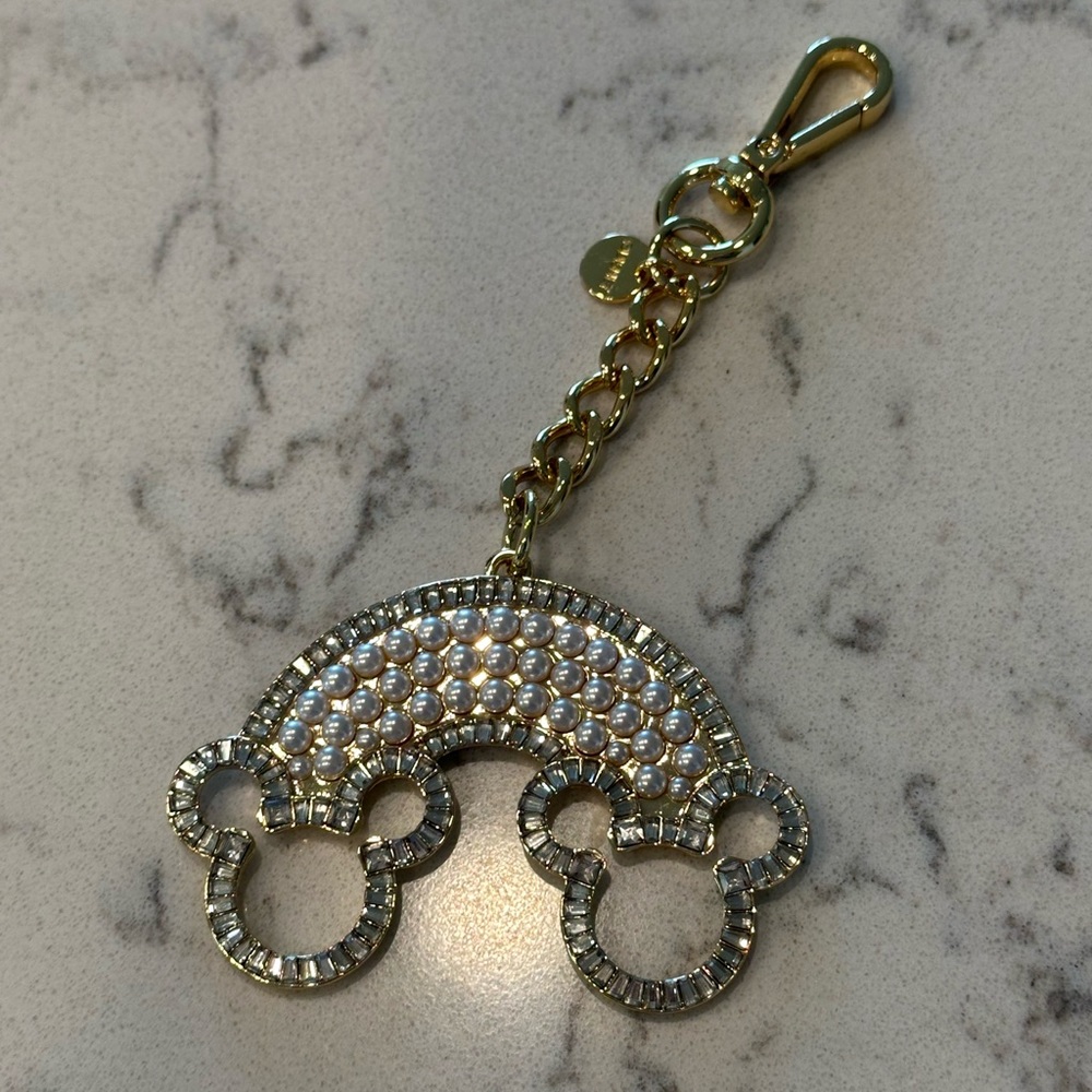 Stoney Clover Lane x Disney Bag Charm Rainbow Mickey